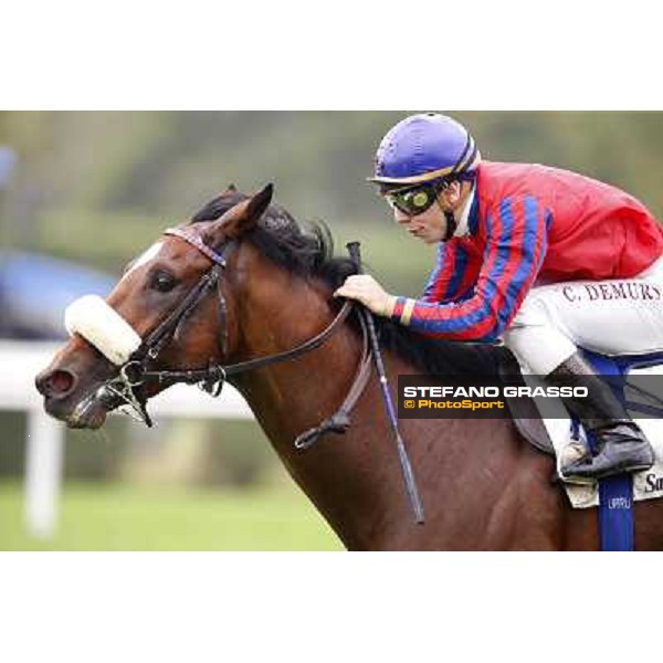 Cristian Demuro on Altroquando wins the Premio Città di Nioceto Milan, San Siro racecourse,12 ottobre 2014 photo Stefano Grasso/Trenno srl