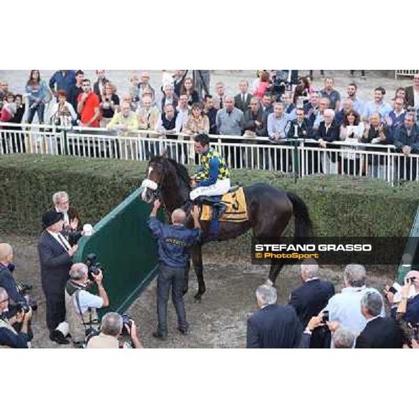 Gran Premio del Jockey Club Fabio Branca,Dylan Mouth,Felice Villa and Stefano Botti Milano,San Siro racecourse 19 otct.2014 photo Domenico Savi/Grasso/Trenno srl