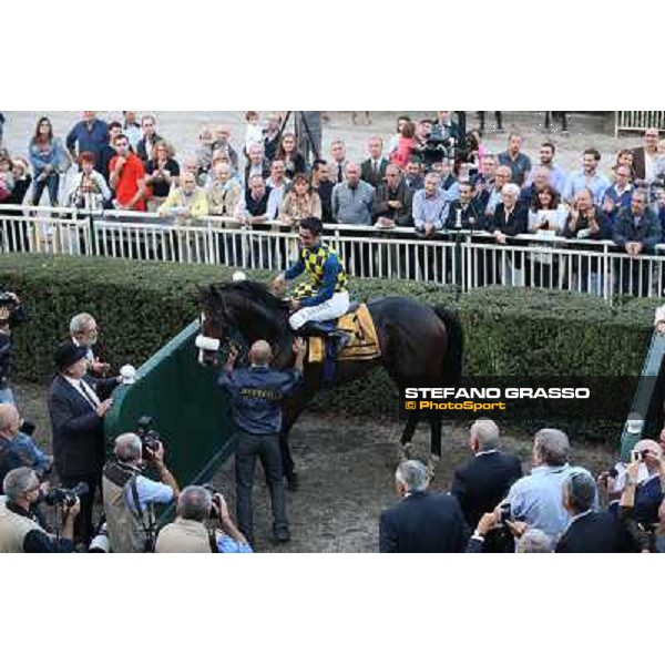 Gran Premio del Jockey Club Fabio Branca,Dylan Mouth,Felice Villa and Stefano Botti Milano,San Siro racecourse 19 otct.2014 photo Domenico Savi/Grasso/Trenno srl