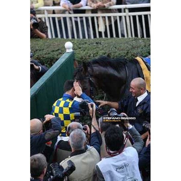 Gran Premio del Jockey Club Fabio Branca,Dylan Mouth,Felice Villa and Stefano Botti Milano,San Siro racecourse 19 otct.2014 photo Domenico Savi/Grasso/Trenno srl