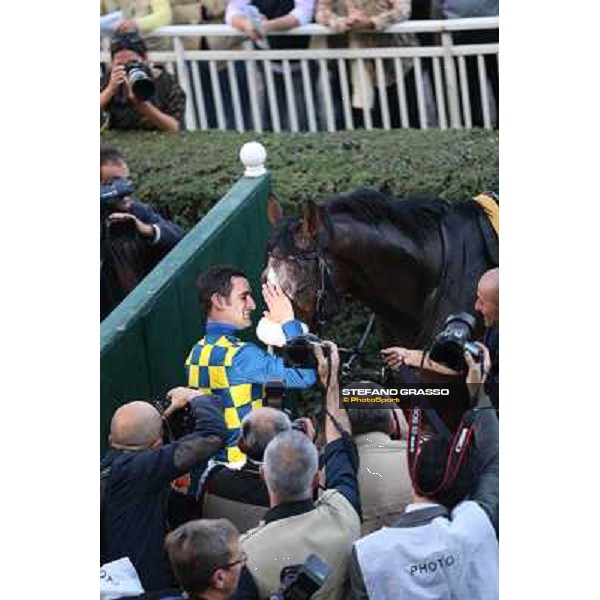 Gran Premio del Jockey Club Fabio Branca,Dylan Mouth,Felice Villa and Stefano Botti Milano,San Siro racecourse 19 otct.2014 photo Domenico Savi/Grasso/Trenno srl