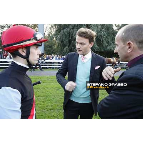 Gran Premio del Jockey Club Fabio Branca and Dylan Mouth Milano,San Siro racecourse 19 otct.2014 photo Stefano Grasso/Trenno srl