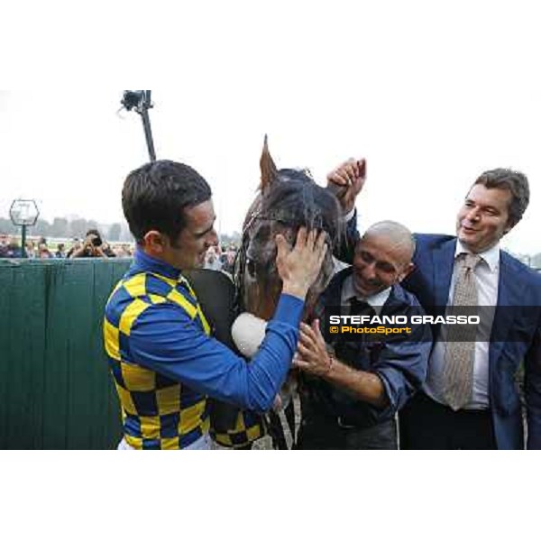 Gran Premio del Jockey Club Fabio Branca and Dylan Mouth Milano,San Siro racecourse 19 otct.2014 photo Stefano Grasso/Trenno srl