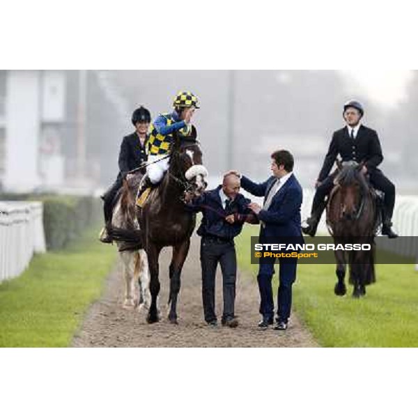 Gran Premio del Jockey Club Stefano Botti with Fabio Branca on Dylan Mouth Milano,San Siro racecourse 19 otct.2014 photo Stefano Grasso/Trenno srl