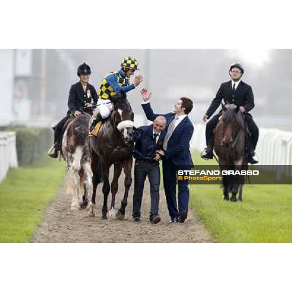 Gran Premio del Jockey Club Stefano Botti with Fabio Branca on Dylan Mouth Milano,San Siro racecourse 19 otct.2014 photo Stefano Grasso/Trenno srl