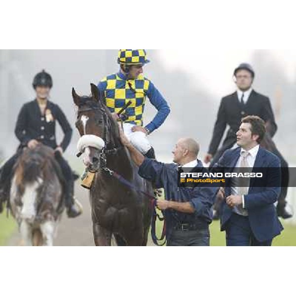 Gran Premio del Jockey Club Stefano Botti with Fabio Branca on Dylan Mouth Milano,San Siro racecourse 19 otct.2014 photo Stefano Grasso/Trenno srl