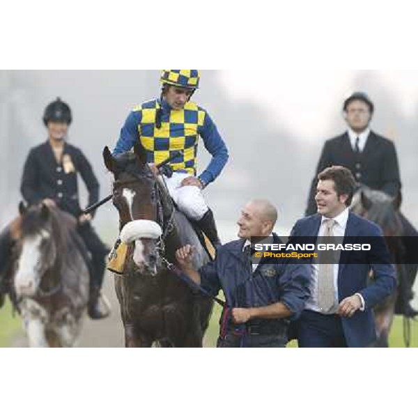 Gran Premio del Jockey Club Stefano Botti with Fabio Branca on Dylan Mouth Milano,San Siro racecourse 19 otct.2014 photo Stefano Grasso/Trenno srl