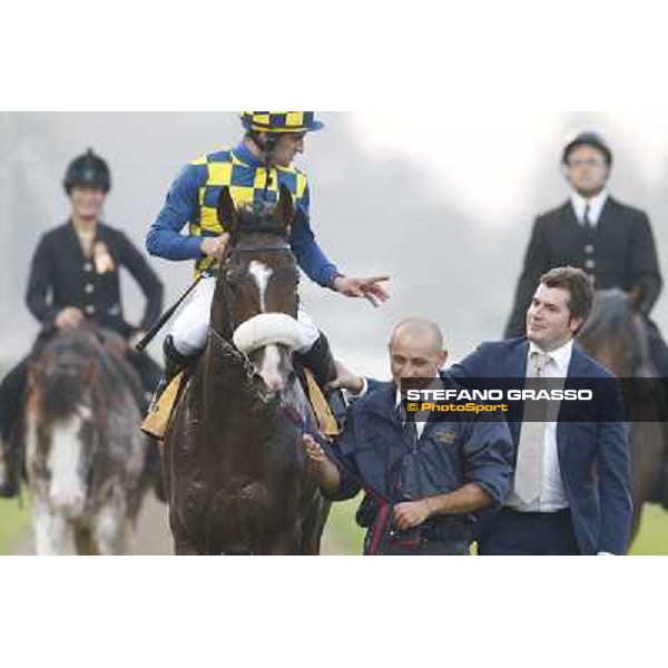 Gran Premio del Jockey Club Stefano Botti with Fabio Branca on Dylan Mouth Milano,San Siro racecourse 19 otct.2014 photo Stefano Grasso/Trenno srl