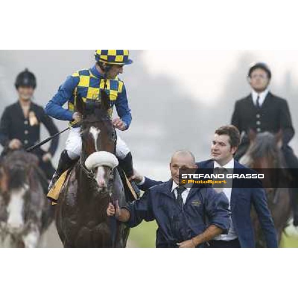 Gran Premio del Jockey Club Stefano Botti with Fabio Branca on Dylan Mouth Milano,San Siro racecourse 19 otct.2014 photo Stefano Grasso/Trenno srl