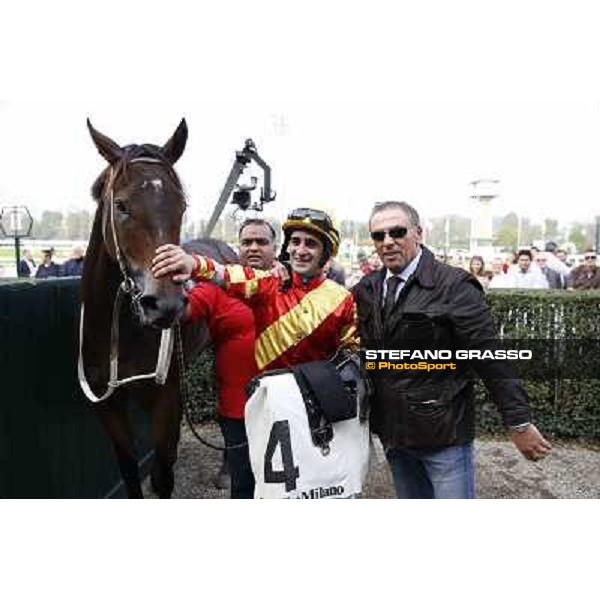 Premio Omenoni Fabio Branca and Harlem Shake Milano,San Siro racecourse 19 otct.2014 photo Stefano Grasso/Trenno srl