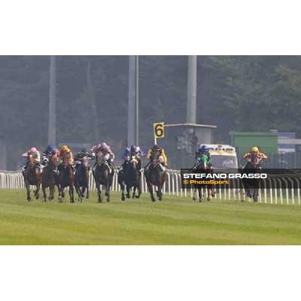 Premio Omenoni Fabio Branca and Harlem Shake Milano,San Siro racecourse 19 otct.2014 photo Stefano Grasso/Trenno srl