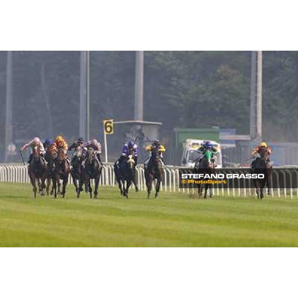 Premio Omenoni Fabio Branca and Harlem Shake Milano,San Siro racecourse 19 otct.2014 photo Stefano Grasso/Trenno srl