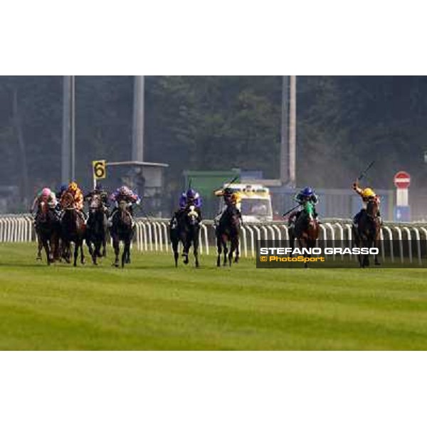 Premio Omenoni Fabio Branca and Harlem Shake Milano,San Siro racecourse 19 otct.2014 photo Stefano Grasso/Trenno srl