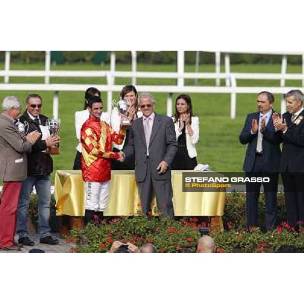 Premio Omenoni Fabio Branca and Harlem Shake Milano,San Siro racecourse 19 otct.2014 photo Stefano Grasso/Trenno srl