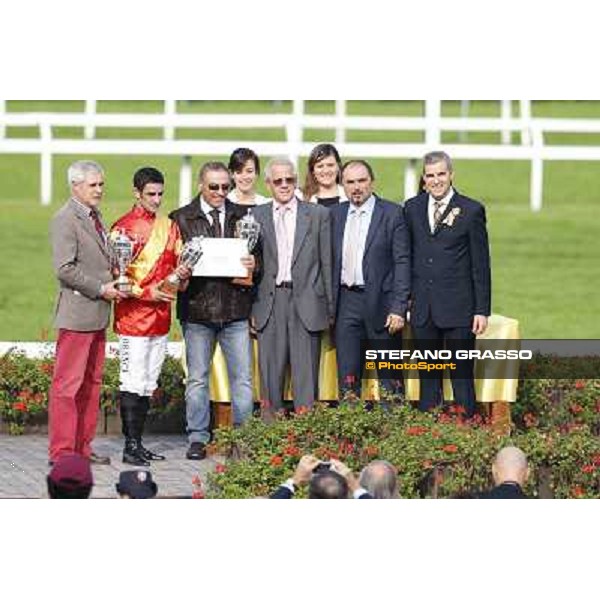 Premio Omenoni Fabio Branca and Harlem Shake Milano,San Siro racecourse 19 otct.2014 photo Stefano Grasso/Trenno srl