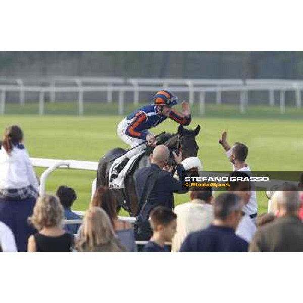 Premio Dormello Cristian Demuro and Fontanelice Milano,San Siro racecourse 19 otct.2014 photo Stefano Grasso/Trenno srl