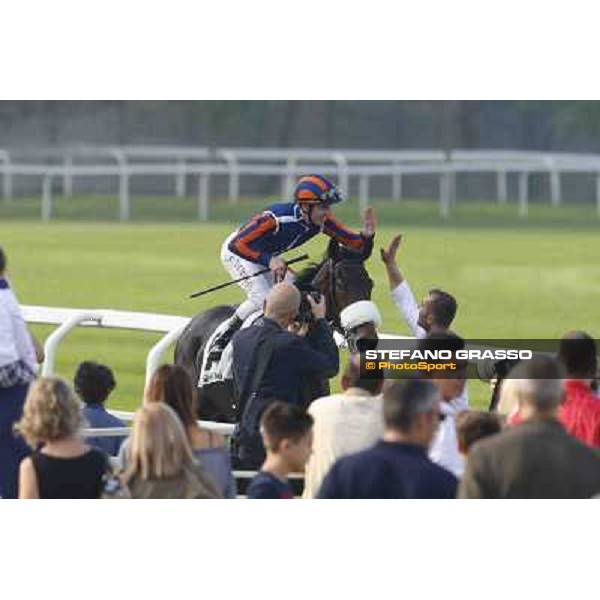 Premio Dormello Cristian Demuro and Fontanelice Milano,San Siro racecourse 19 otct.2014 photo Stefano Grasso/Trenno srl