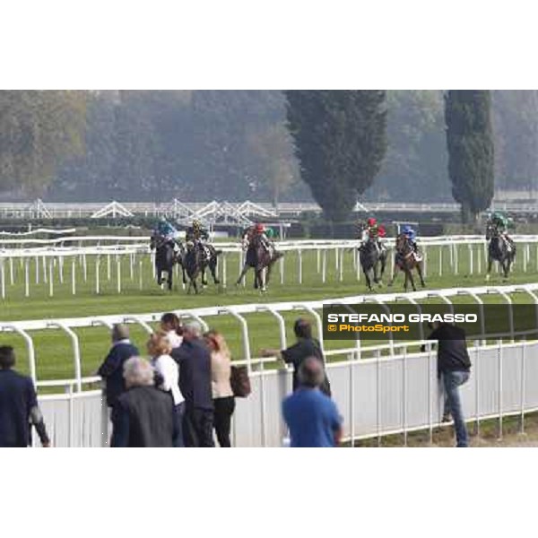 Premio Carlo Porta Cristian Demuro and Mickai Milano,San Siro racecourse 19 otct.2014 photo Stefano Grasso/Trenno srl