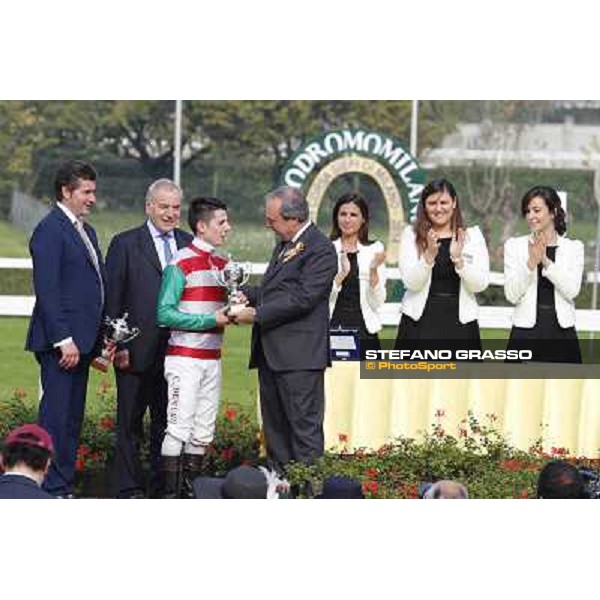 Premio Carlo Porta Cristian Demuro and Mickai Milano,San Siro racecourse 19 otct.2014 photo Stefano Grasso/Trenno srl