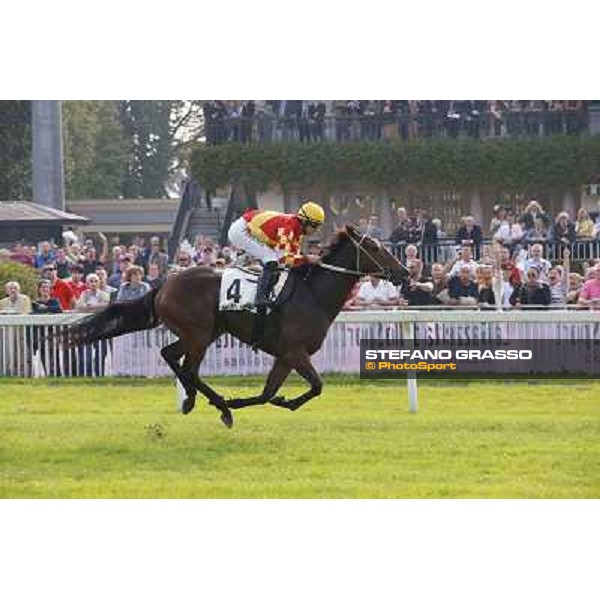 Premio Omenoni Fabio Branca and Harlem Shake Milano,San Siro racecourse 19 otct.2014 photo Stefano Grasso/Trenno srl