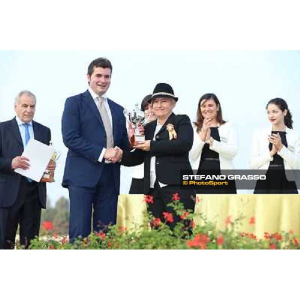 Prize giving of Premio Madonnina Milano,San Siro racecourse 19 otct.2014 photo Domenico Savi/Grasso/Trenno srl