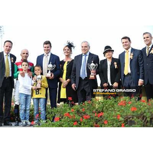 Prize giving of Premio Madonnina Milano,San Siro racecourse 19 otct.2014 photo Domenico Savi/Grasso/Trenno srl