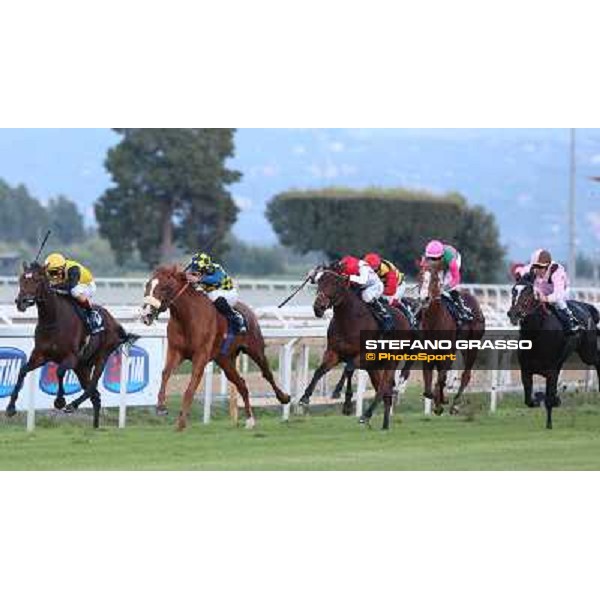 Fabio Branca and Final Score win the Premio Longines Lydia Tesio Roma.Capannelle racecourse 26th october 2014 ph.Domenico Savi/Grasso