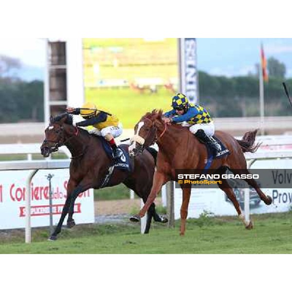 Fabio Branca and Final Score win the Premio Longines Lydia Tesio Roma.Capannelle racecourse 26th october 2014 ph.Domenico Savi/Grasso