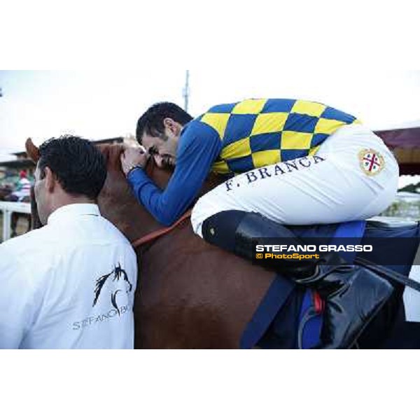 Fabio Branca and Final Score win the Premio Longines Lydia Tesio Roma.Capannelle racecourse 26th october 2014 ph.Stefano Grasso