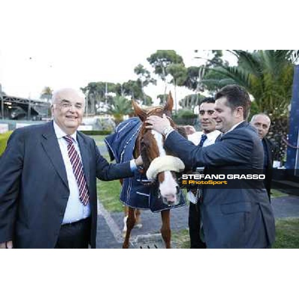Fabio Branca and Final Score win the Premio Longines Lydia Tesio Roma.Capannelle racecourse 26th october 2014 ph.Stefano Grasso