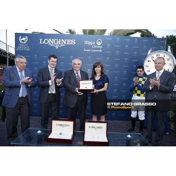 Fabio Branca and Final Score win the Premio Longines Lydia Tesio Roma.Capannelle racecourse 26th october 2014 ph.Stefano Grasso