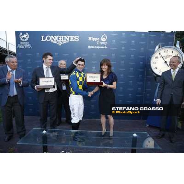 Fabio Branca and Final Score win the Premio Longines Lydia Tesio Roma.Capannelle racecourse 26th october 2014 ph.Stefano Grasso