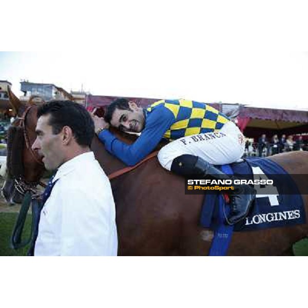 Fabio Branca and Final Score win the Premio Longines Lydia Tesio Roma.Capannelle racecourse 26th october 2014 ph.Stefano Grasso