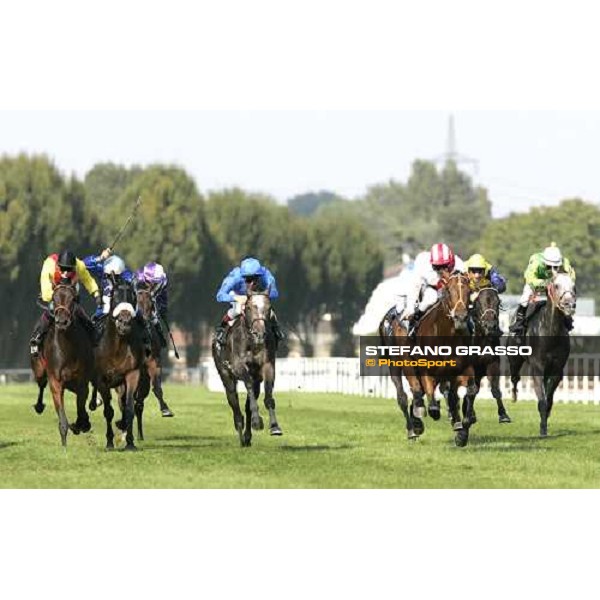 few meters to the line of the 133. Grosser Volkswagen Preis von Baden - Gombarda, Westerner, Cherry Mix, Warrsan Iffezheim Baden Baden 4th september 2005 ph. Stefano Grasso