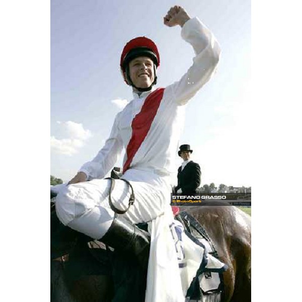 Kerrin Mc Evoy winner with Warrsan of 133. Grosser Volkswagen Preis von Baden Iffezheim Baden Baden 4th september 2005 ph. Stefano Grasso