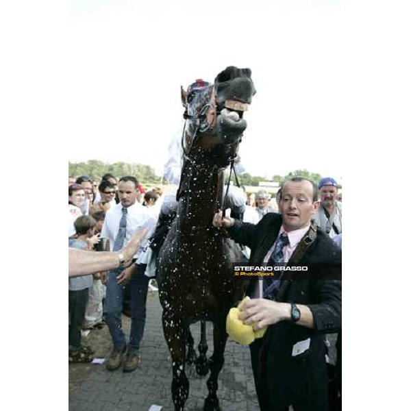 Warrsan going to the winner circle of 133. Grosser Volkswagen Preis von Baden Iffezheim Baden Baden 4th september 2005 ph. Stefano Grasso