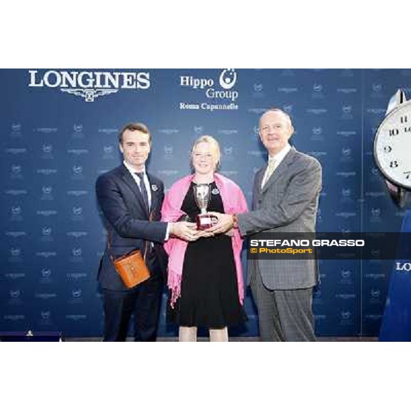 The prize going ceremony of the Premio Conte Felice Scheibler Roma.Capannelle racecourse 26th october 2014 ph.Stefano Grasso