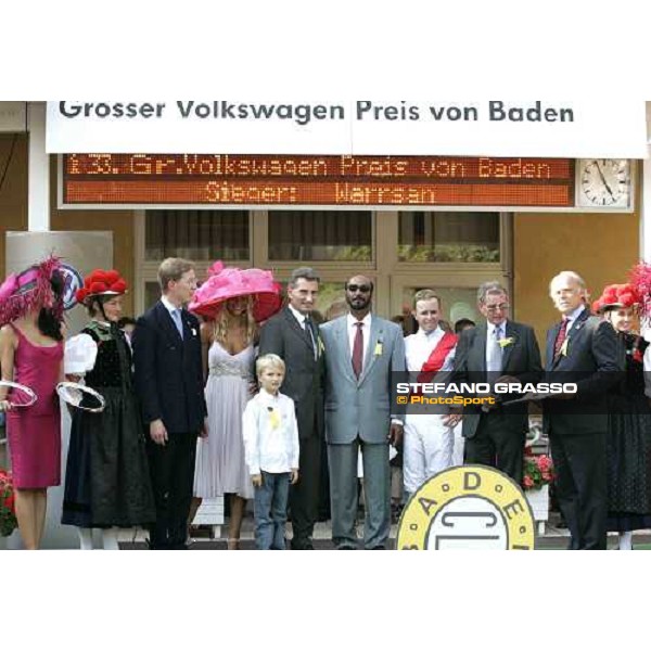 giving prize of 133. Grosser Volkswagen Preis von Baden- Warrsan\'s connection Iffezheim Baden Baden 4th september 2005 ph. Stefano Grasso