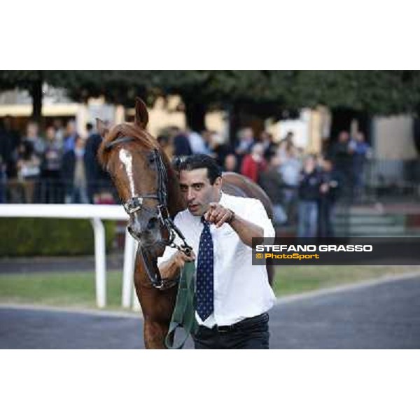 Dario Vargiu and Priore Philip wins the Premio Roma GBI Racing Rome,Capannelle 2nd nov.2014 ph.Stefano Grasso