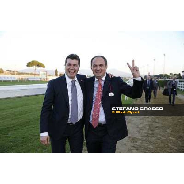 Dario Vargiu and Priore Philip wins the Premio Roma GBI Racing Rome,Capannelle 2nd nov.2014 ph.Stefano Grasso