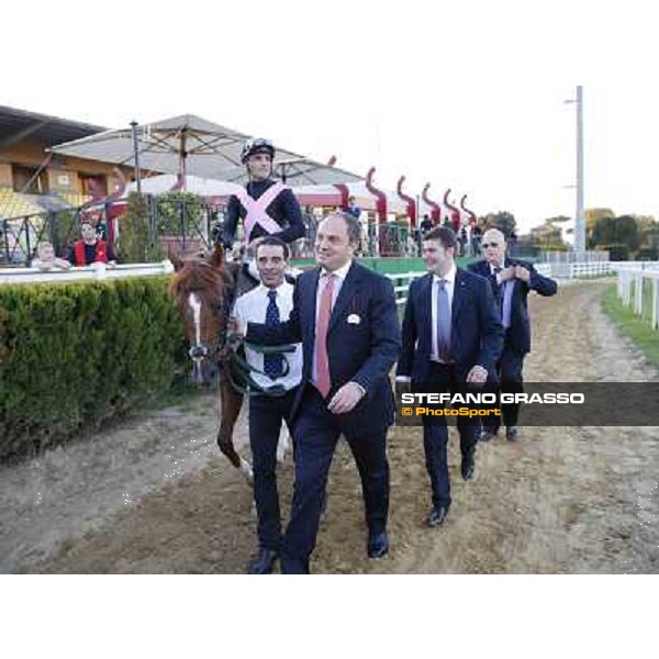 Dario Vargiu and Priore Philip wins the Premio Roma GBI Racing Rome,Capannelle 2nd nov.2014 ph.Stefano Grasso