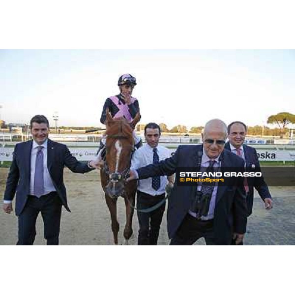 Dario Vargiu and Priore Philip wins the Premio Roma GBI Racing Rome,Capannelle 2nd nov.2014 ph.Stefano Grasso