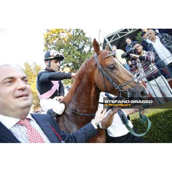 Dario Vargiu and Priore Philip wins the Premio Roma GBI Racing Rome,Capannelle 2nd nov.2014 ph.Stefano Grasso
