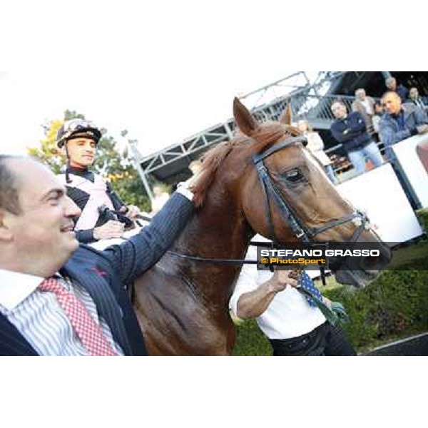 Dario Vargiu and Priore Philip wins the Premio Roma GBI Racing Rome,Capannelle 2nd nov.2014 ph.Stefano Grasso