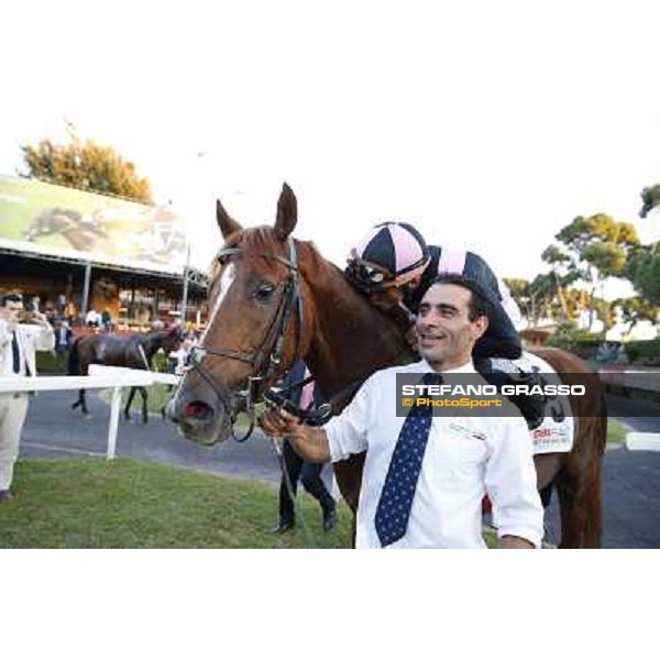 Dario Vargiu and Priore Philip wins the Premio Roma GBI Racing Rome,Capannelle 2nd nov.2014 ph.Stefano Grasso