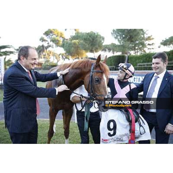 Dario Vargiu and Priore Philip wins the Premio Roma GBI Racing Rome,Capannelle 2nd nov.2014 ph.Stefano Grasso