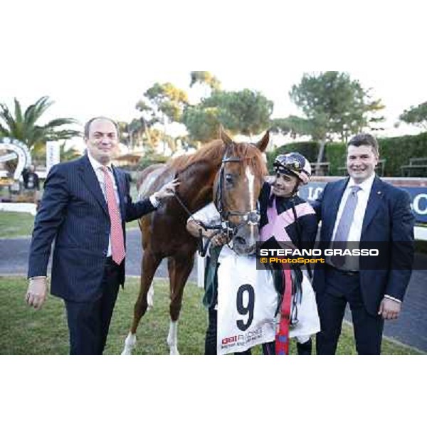 Dario Vargiu and Priore Philip wins the Premio Roma GBI Racing Rome,Capannelle 2nd nov.2014 ph.Stefano Grasso