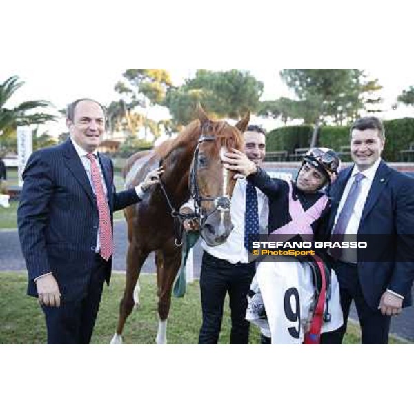 Dario Vargiu and Priore Philip wins the Premio Roma GBI Racing Rome,Capannelle 2nd nov.2014 ph.Stefano Grasso