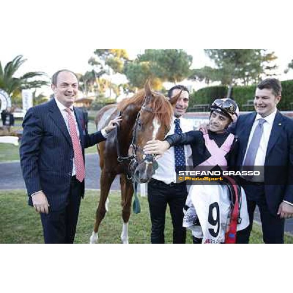 Dario Vargiu and Priore Philip wins the Premio Roma GBI Racing Rome,Capannelle 2nd nov.2014 ph.Stefano Grasso