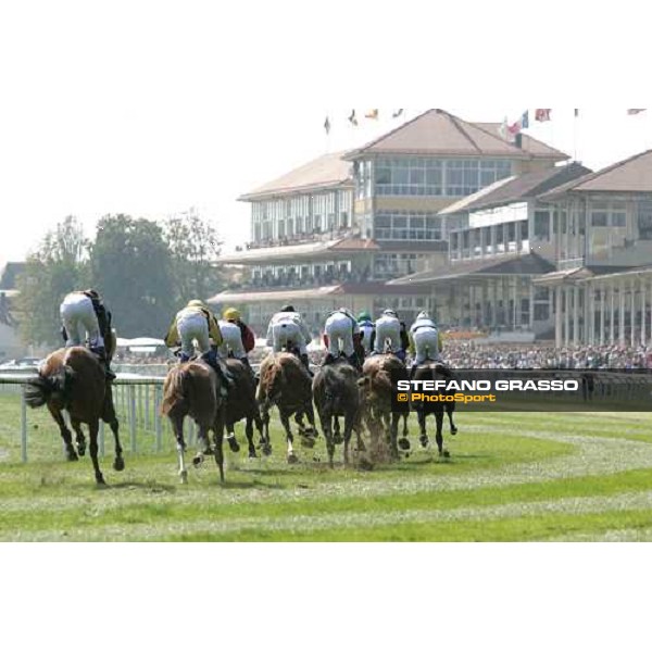 the grandstand of Baden Baden racetrack Iffezheim Baden Baden 4th september 2005 ph. Stefano Grasso